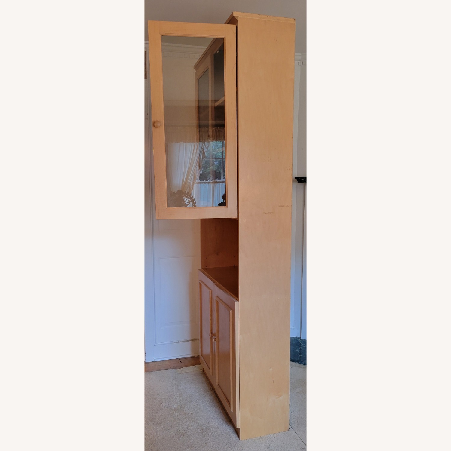 Natural Wood Bookcase - image-6