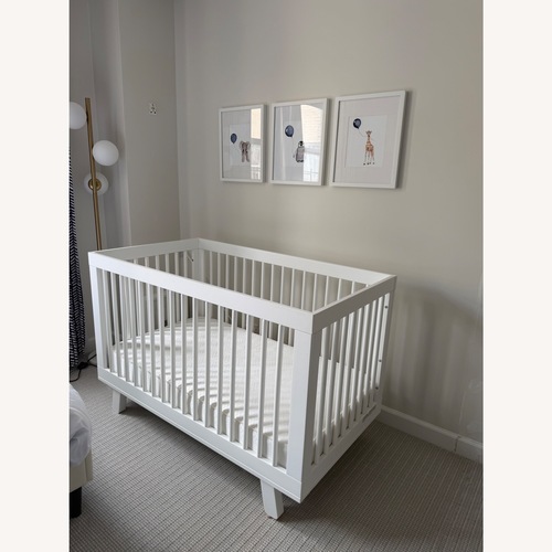 Used Babyletto White Wood Crib for sale on AptDeco