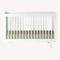 Babyletto White Wood Crib