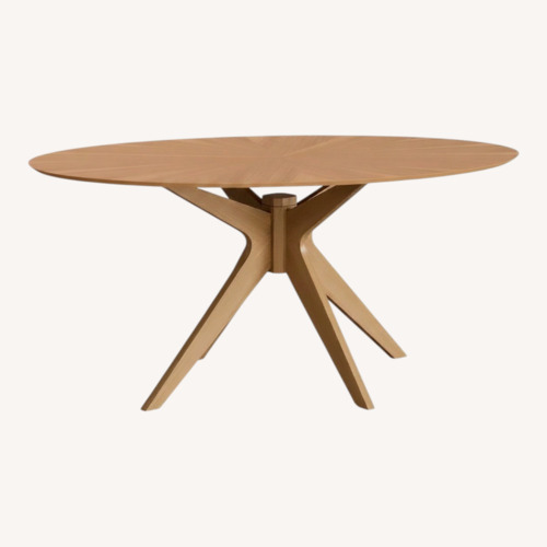 Used AllModern Light Brown Dining Table for sale on AptDeco