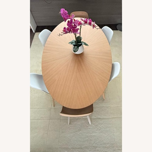 Used AllModern Light Brown Dining Table for sale on AptDeco