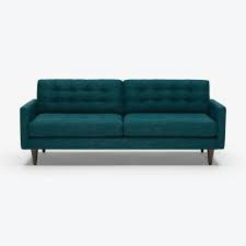 Used Joybird Eliot Mid-Century Modern Sofa in Pristine Teal for sale on AptDeco