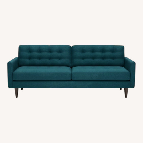 Used Joybird Eliot Mid-Century Modern Sofa in Pristine Teal for sale on AptDeco