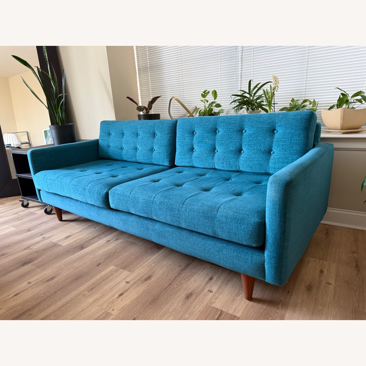 Joybird Eliot Mid-Century Modern Sofa in Pristine Teal - image-3