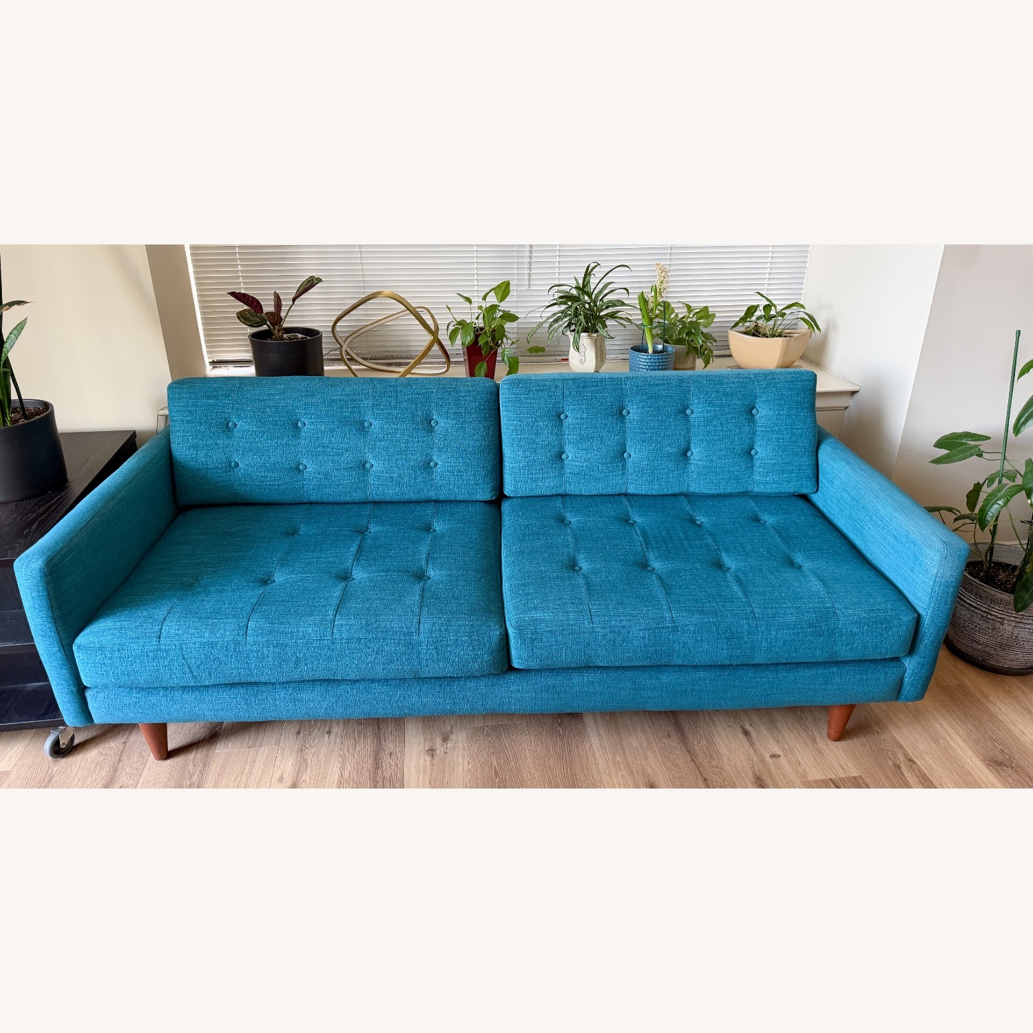 Joybird Eliot Mid-Century Modern Sofa in Pristine Teal - image-4