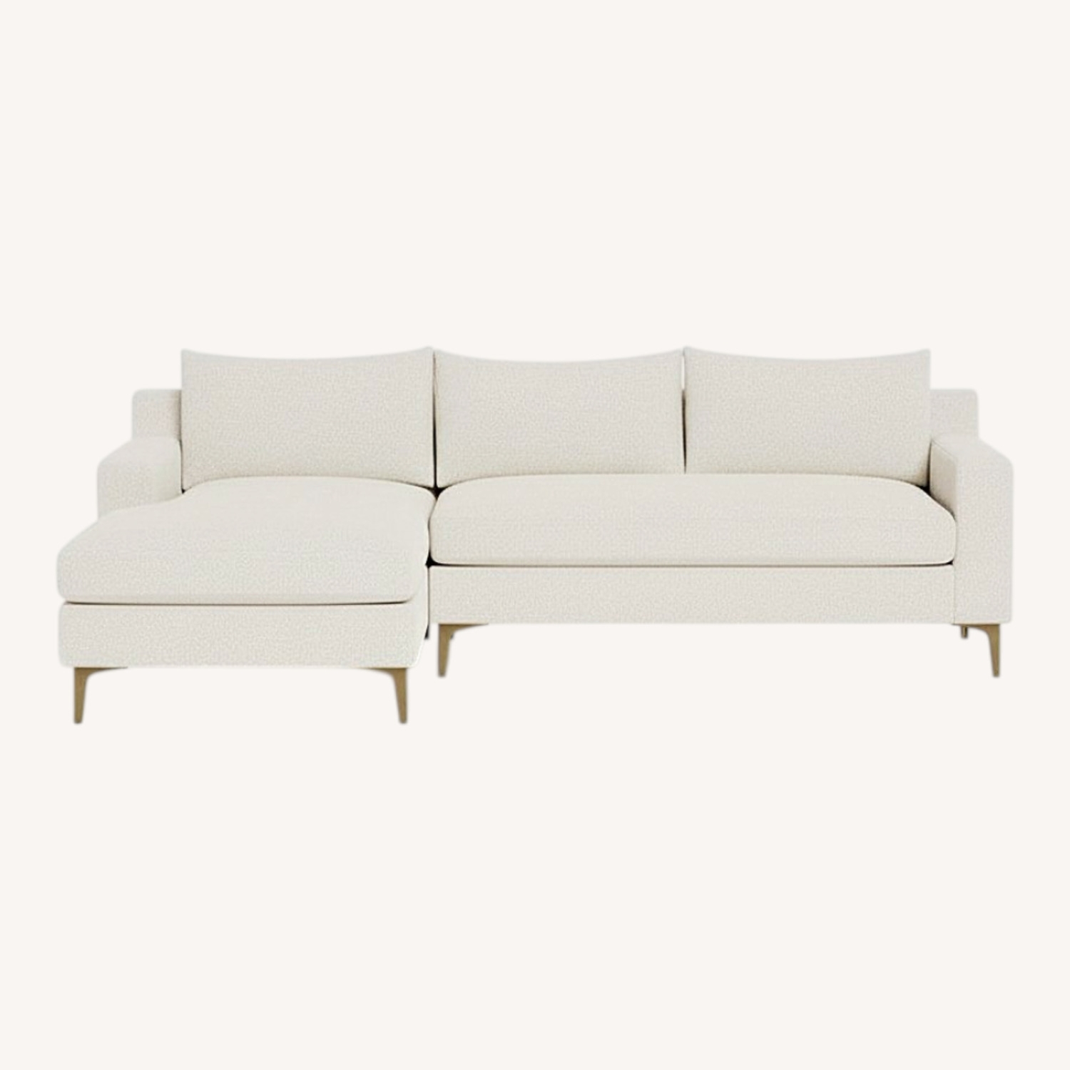 Interior Define Light Gray Sloan Couch - image-0