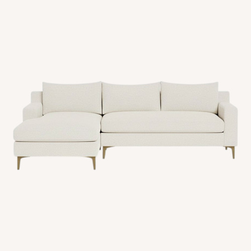 Used  Interior Define Light Gray Sloan Couch for sale on AptDeco