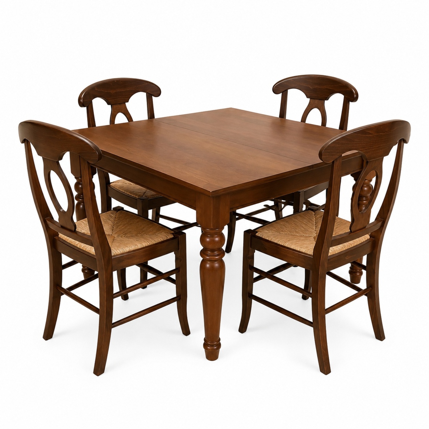 Pottery Barn Frnsco Dark Brown Wood Dining Set - image-7