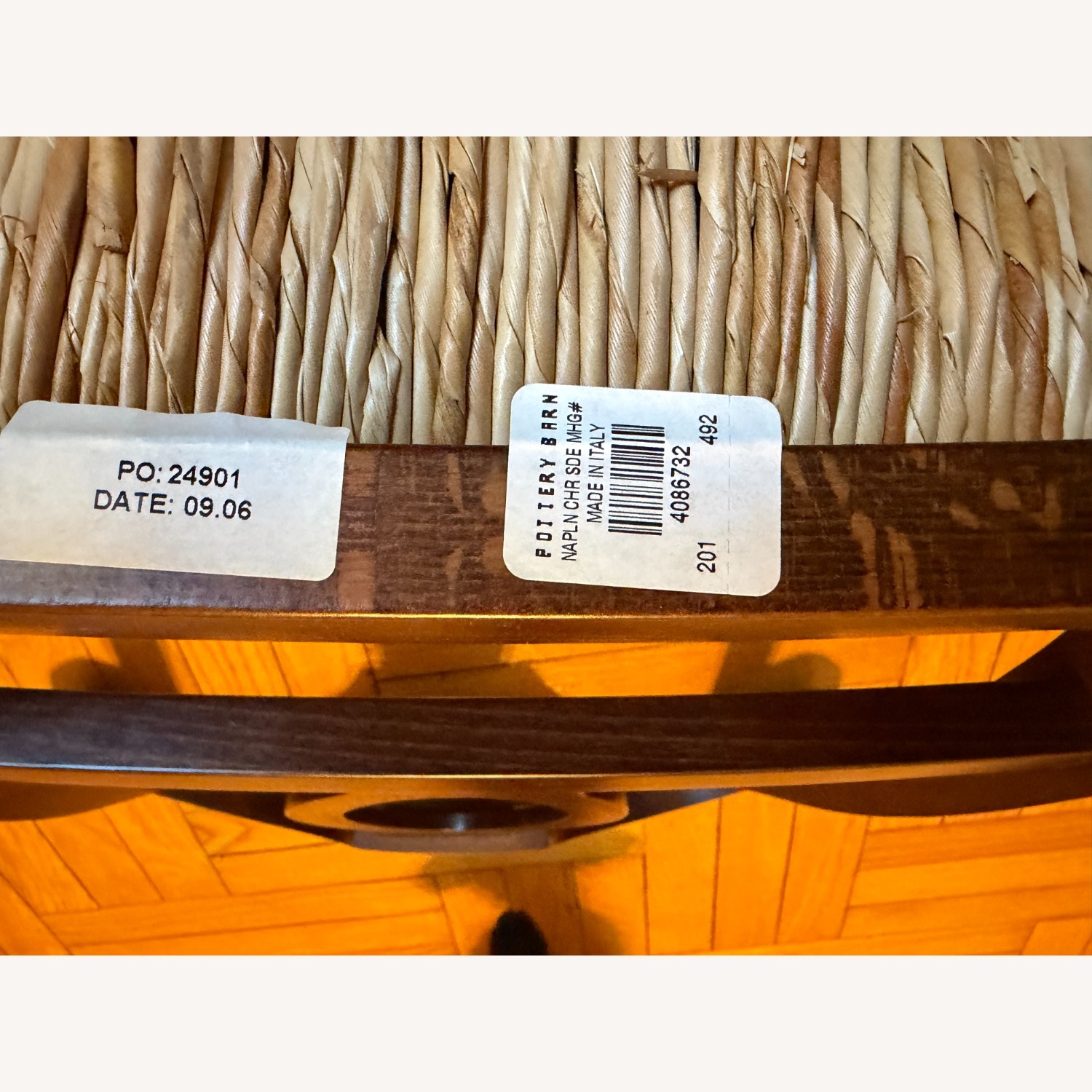 Pottery Barn Frnsco Dark Brown Wood Dining Set - image-6