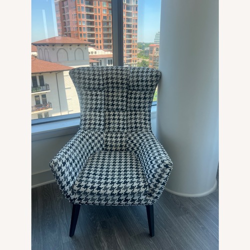 Used Black Fabric Accent Chair for sale on AptDeco