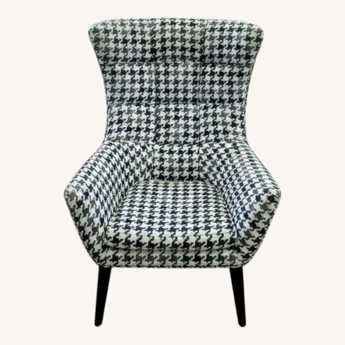 Used Black Fabric Accent Chair for sale on AptDeco