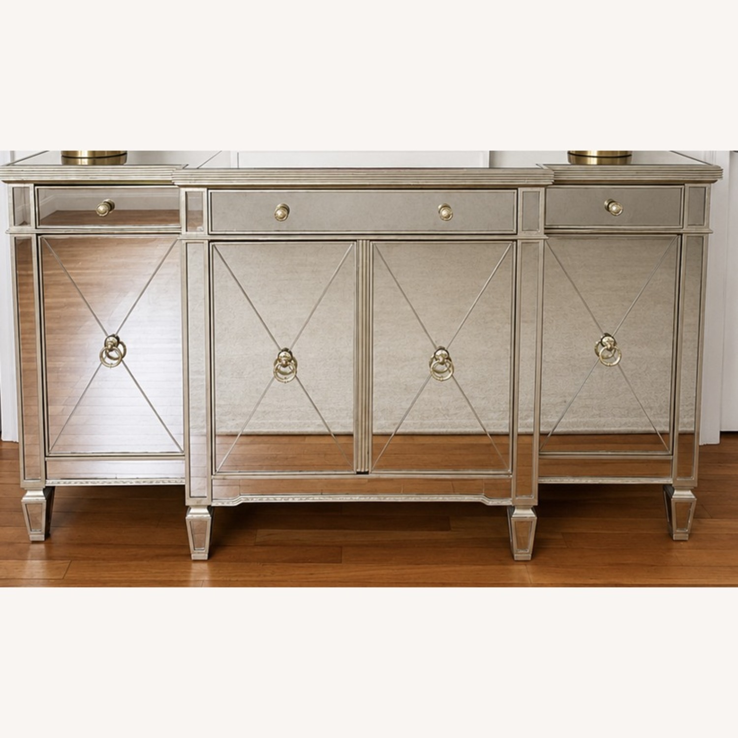 Mirrored Glass Sideboard - image-2