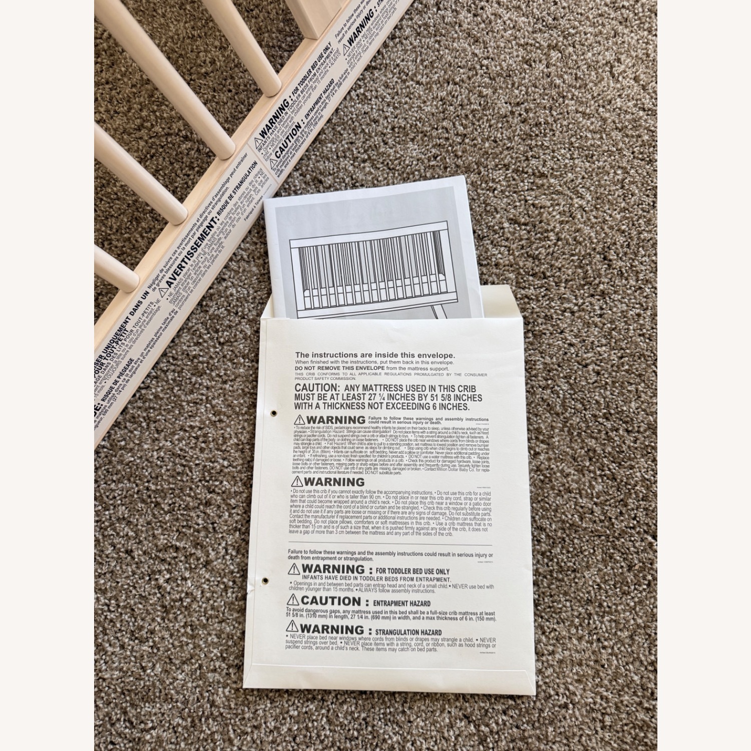 Babyletto Hudson 3-in-1 Convertible Crib with Toddler Bed Conversion Kit  - image-7