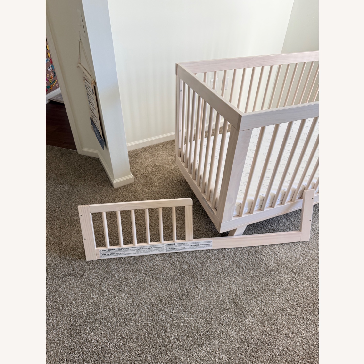 Babyletto Hudson 3-in-1 Convertible Crib with Toddler Bed Conversion Kit  - image-3