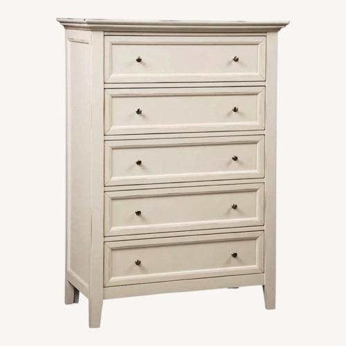 Used Macy's Sanibel White Wood Dresser for sale on AptDeco