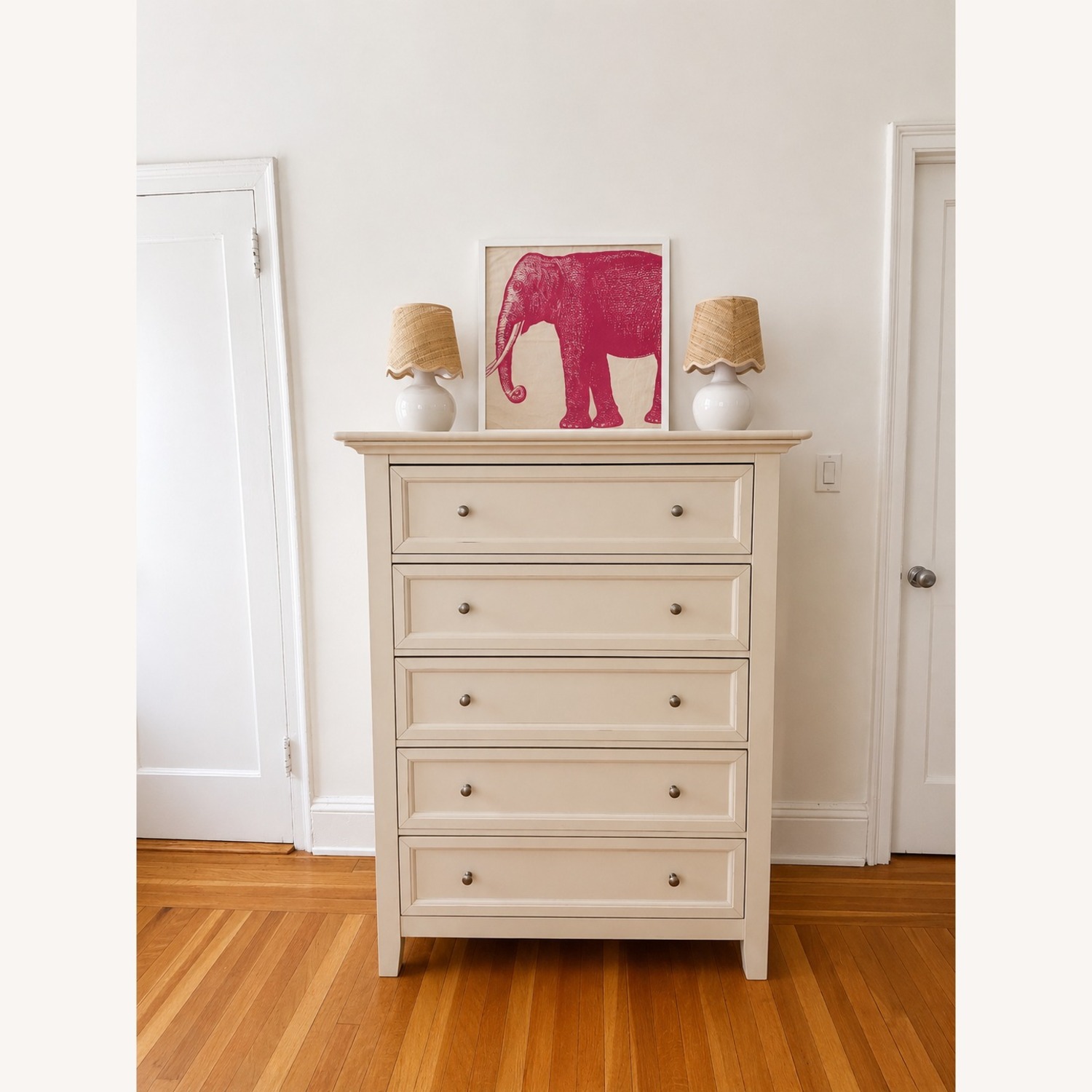 Macy's Sanibel White Wood Dresser - image-1