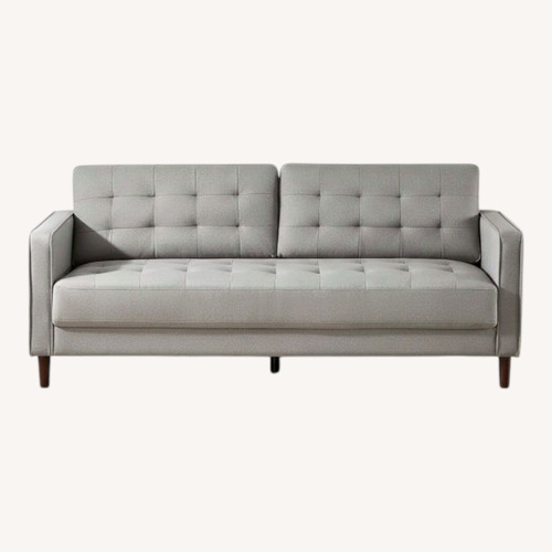 Used Zinus Benton Light Gray 2+ Seater Sofa for sale on AptDeco