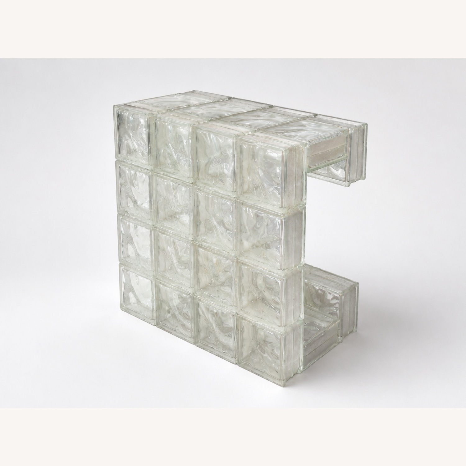 Glass Block Table - image-1