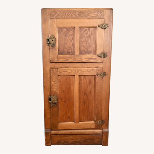 Used Natural Oak Ice Box for sale on AptDeco