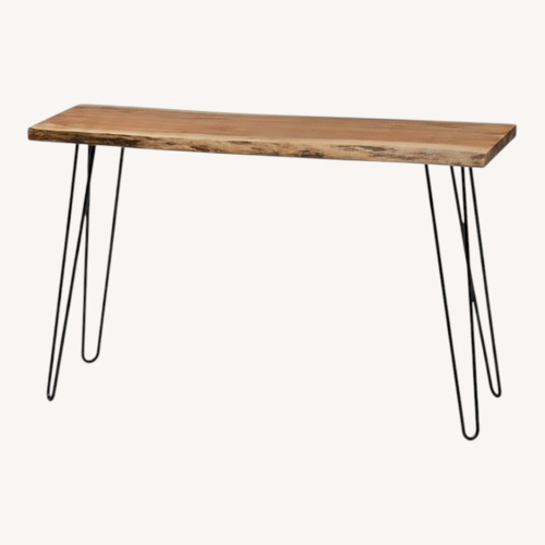 Used Natural Wood Side Table for sale on AptDeco