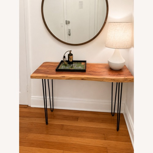 Used Natural Wood Side Table for sale on AptDeco