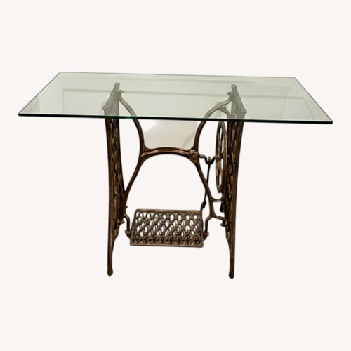 Used Vintage Industrial Console Table for sale on AptDeco