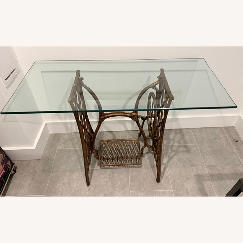 Used Vintage Industrial Console Table for sale on AptDeco