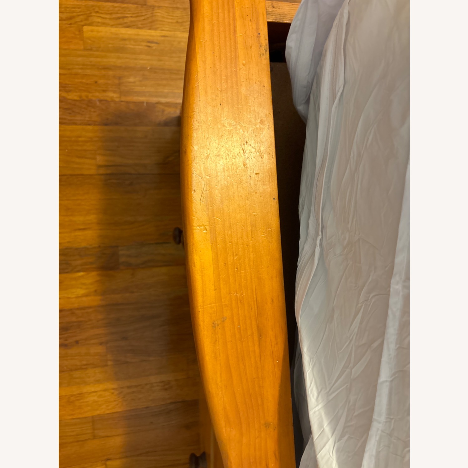  Light Brown Wood Twin Bed - image-4