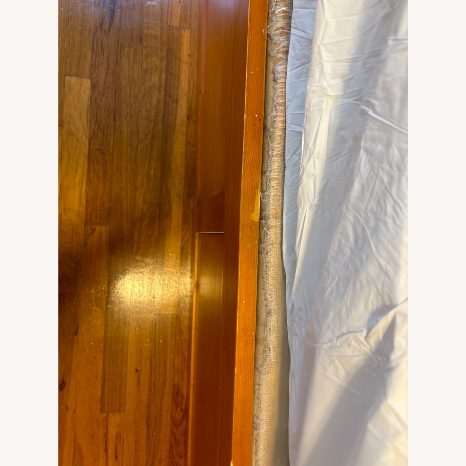  Light Brown Wood Twin Bed - image-3