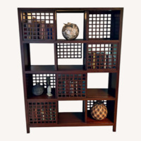 Room & Board Maria Yee Dark Brown Wood Bookcase
