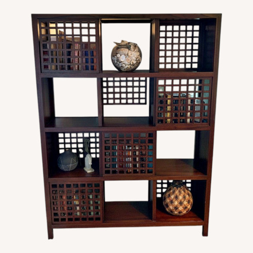 Used Room & Board Maria Yee Dark Brown Wood Bookcase for sale on AptDeco