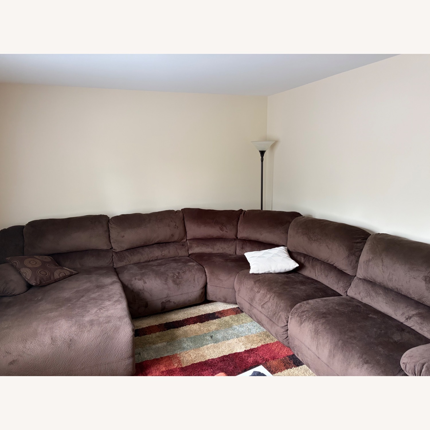 Ashley Furniture Dark Brown Chaise Lounge - image-4