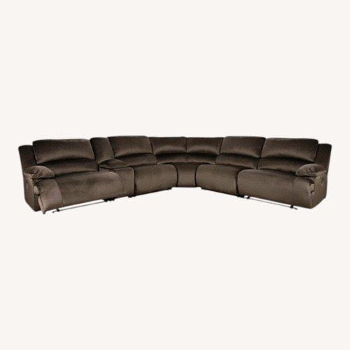 Used Ashley Furniture Dark Brown Chaise Lounge for sale on AptDeco