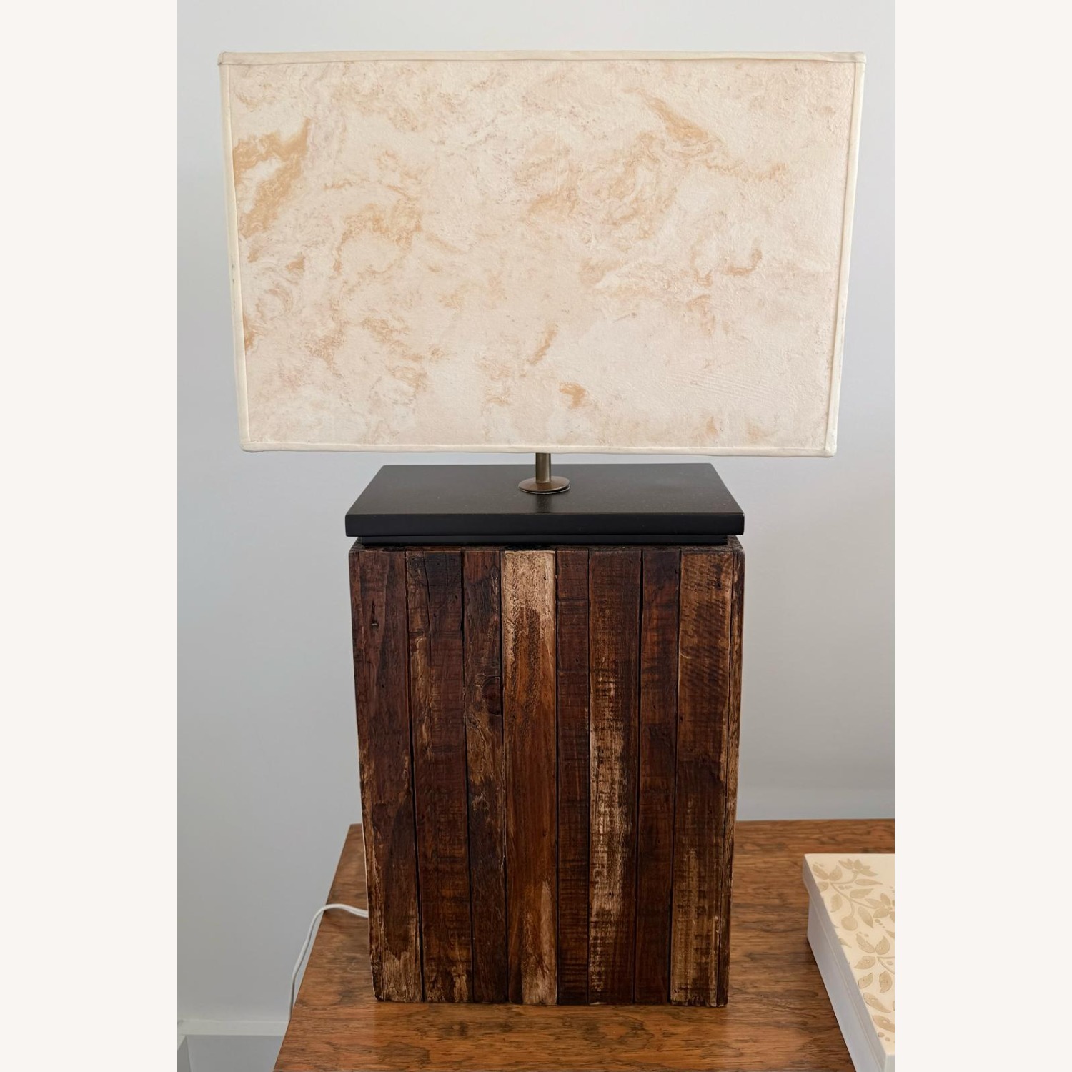 Rustic Solid Wood Table Lamps - image-2