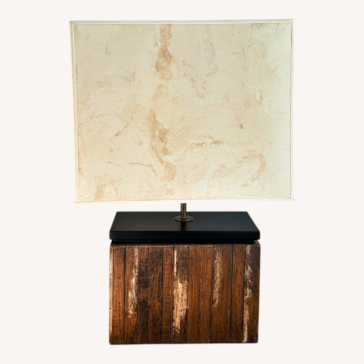 Rustic Solid Wood Table Lamps - image-0