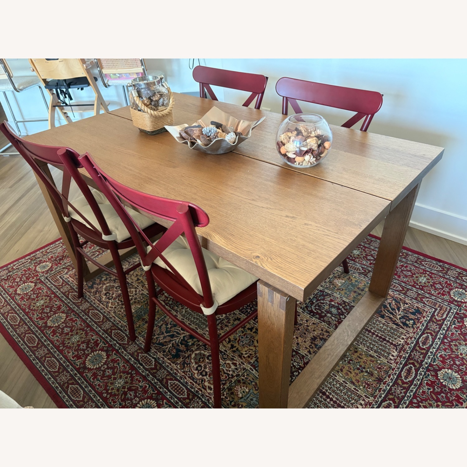 IKEA Dark Brown Wood Dining Table - image-5