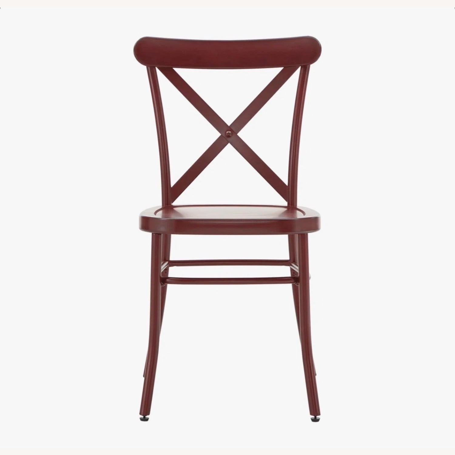 Wayfair Aliha Red Metal Dining Chairs - image-4