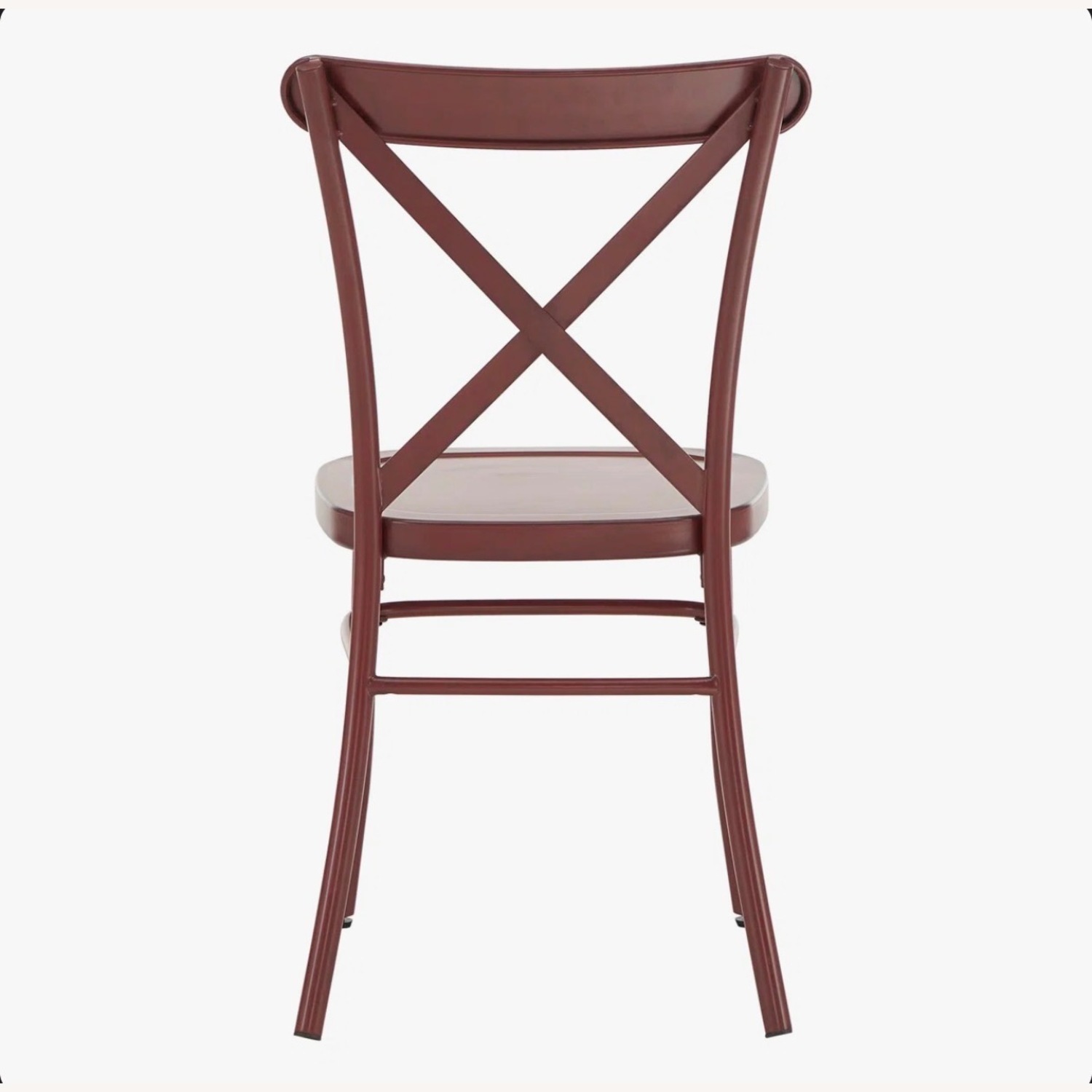 Wayfair Aliha Red Metal Dining Chairs - image-2