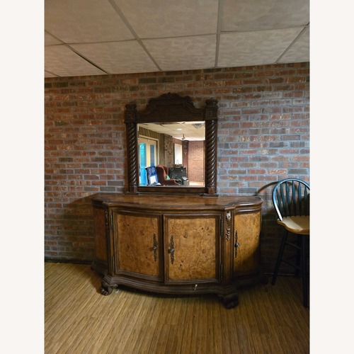 Used Dark Brown Wood Sideboard for sale on AptDeco
