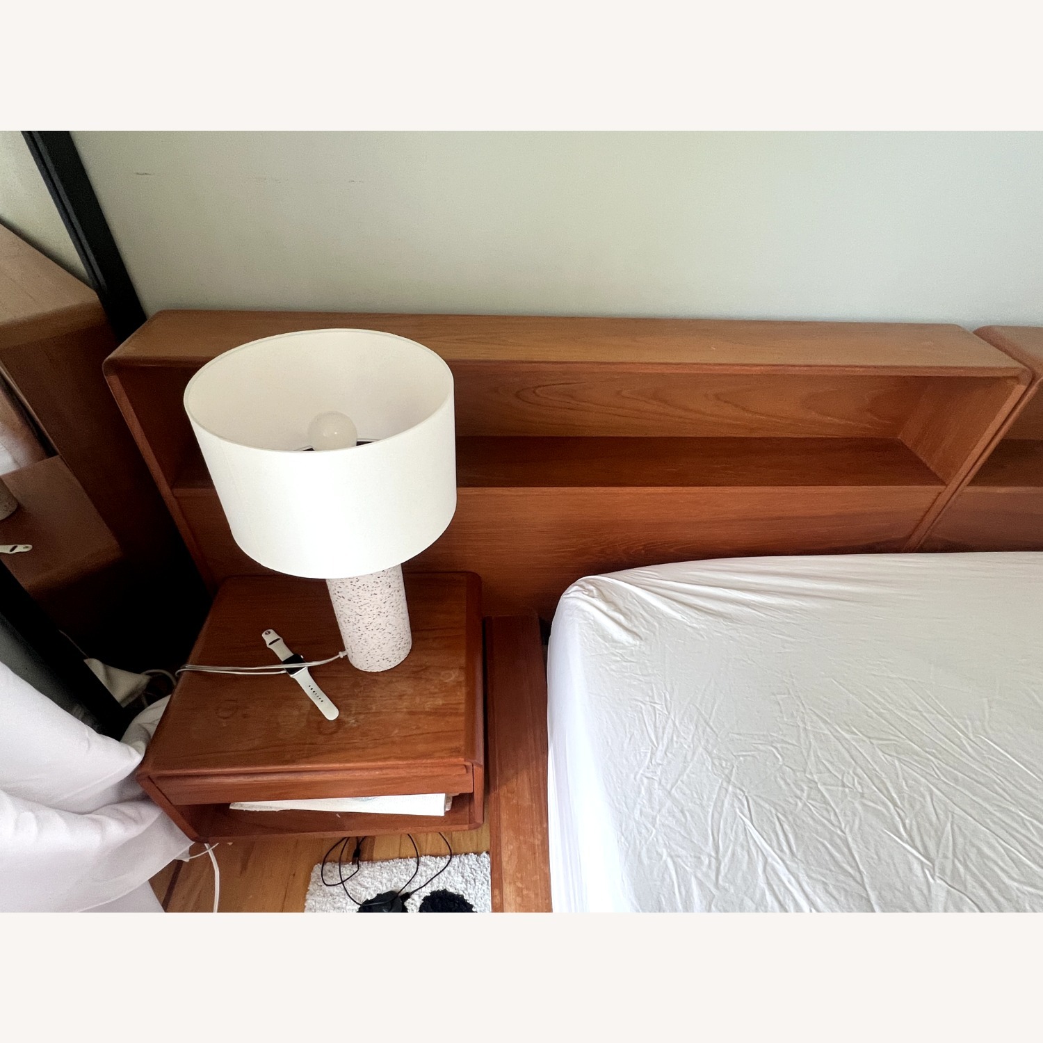 Westnofa Teak Queen Bed With Nightstands  - image-3