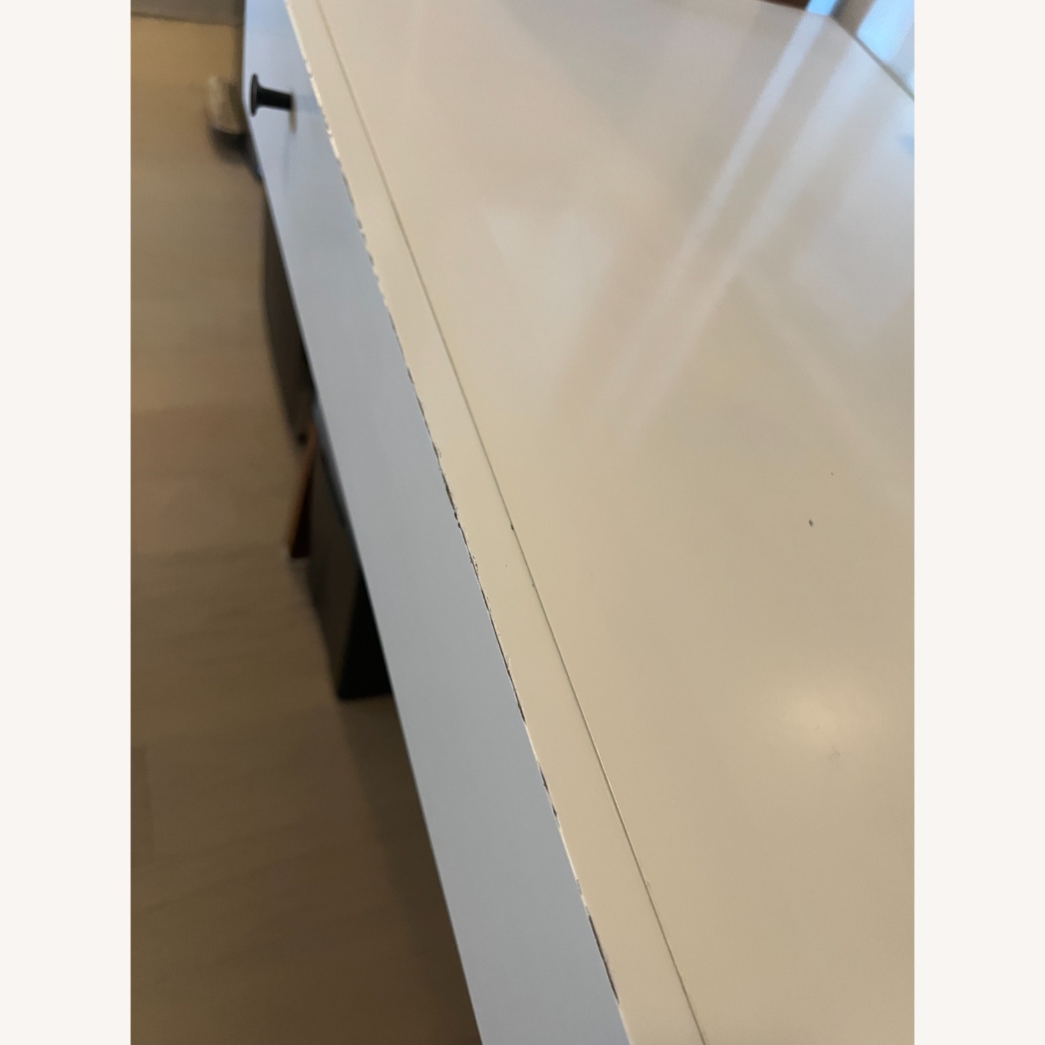 West Elm Modern Wall Desk - White Lacquer / Pecan - image-6