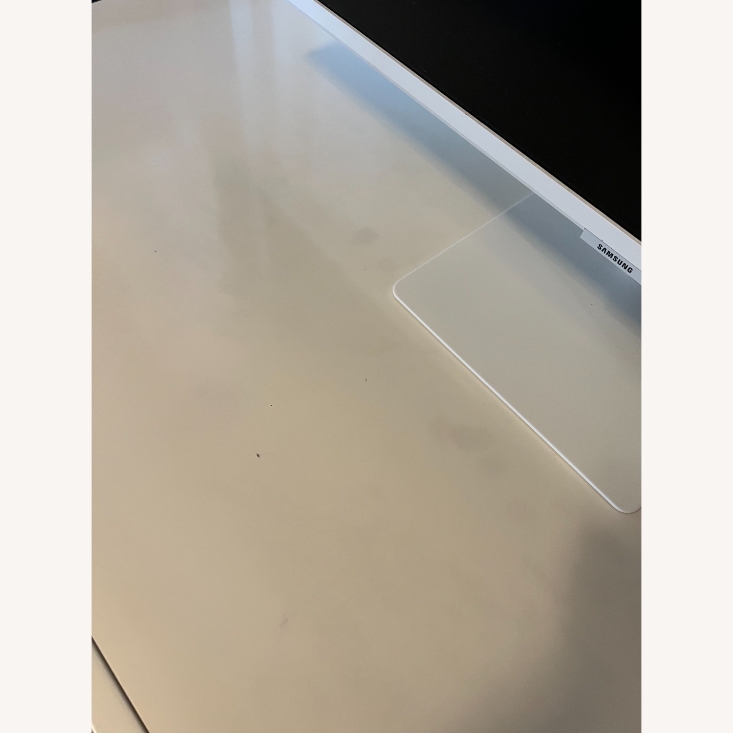 West Elm Modern Wall Desk - White Lacquer / Pecan - image-4