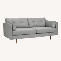 Article Anton Light Gray Fabric 2 Seater Sofa