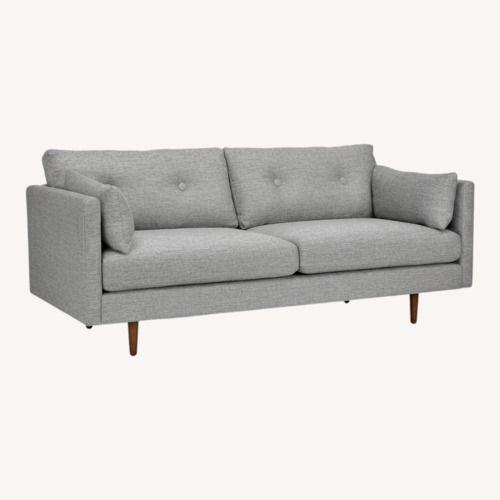 Used Article Anton Light Gray Fabric 2 Seater Sofa for sale on AptDeco
