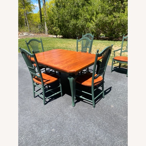 Used French Country Maple Dining Set for sale on AptDeco