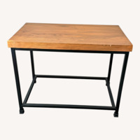 Industrial Wood & Metal Side Tables