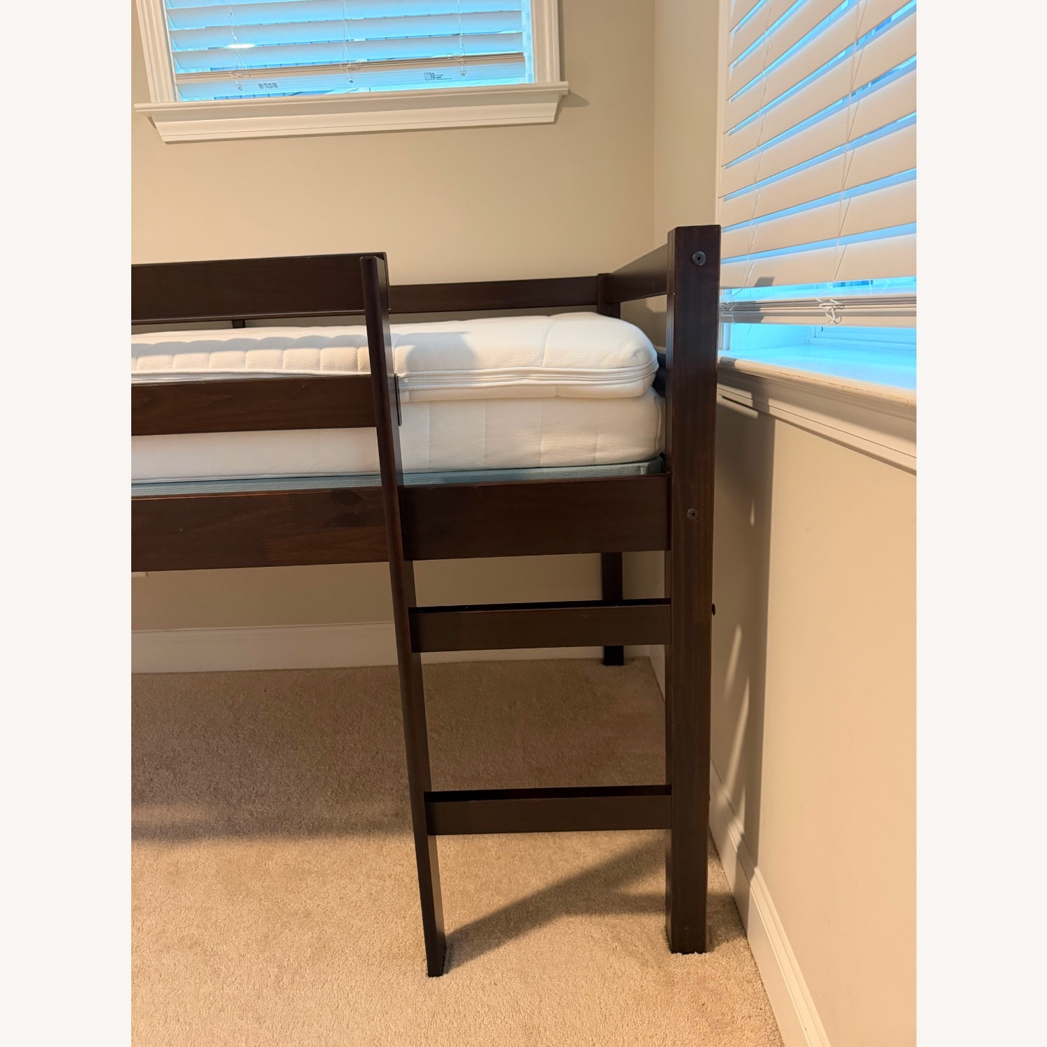 Twin Loft Bed – Espresso Finish – Great Condition - image-4