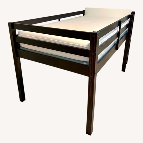 Used Twin Loft Bed – Espresso Finish – Great Condition for sale on AptDeco