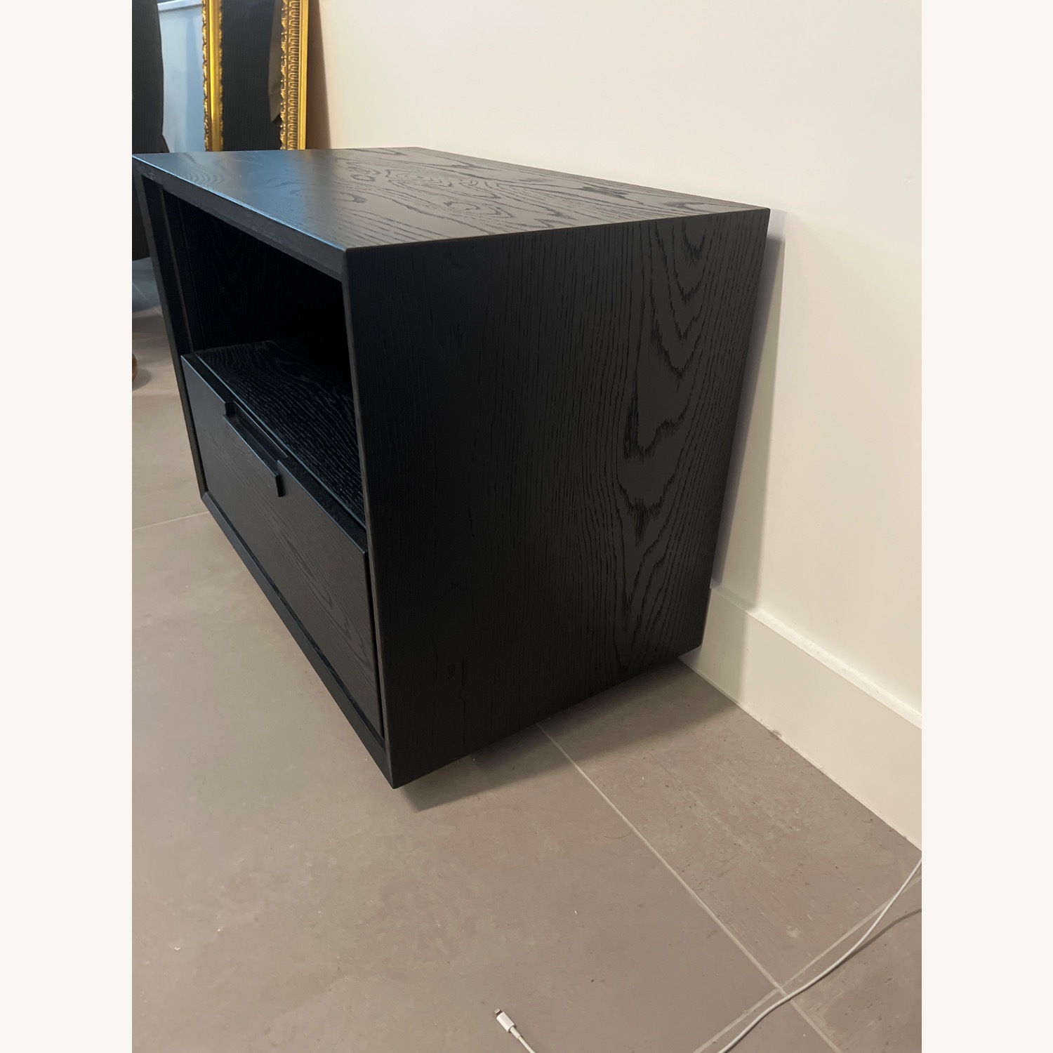 Arhaus Willlow Black Wood Nightstand - image-2