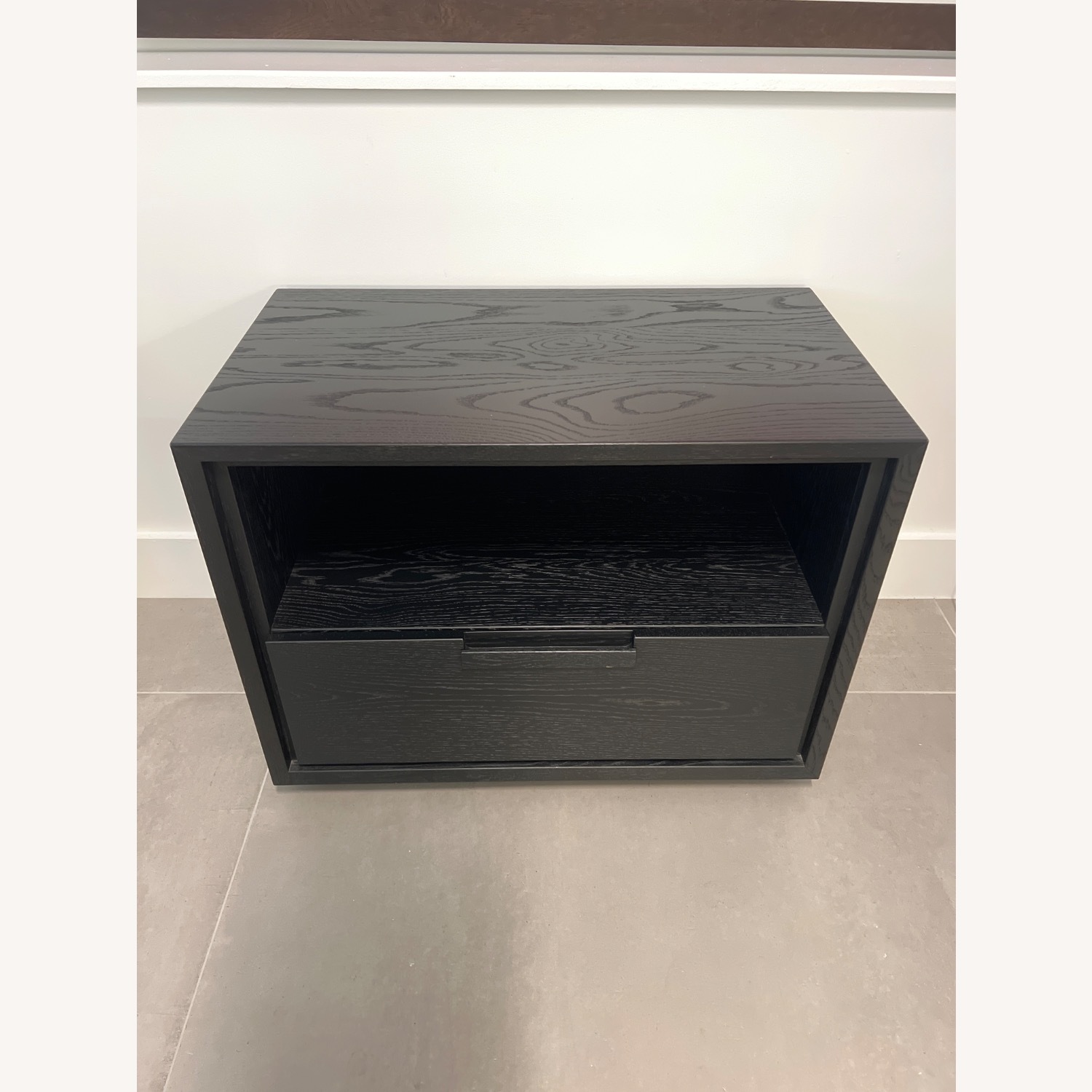 Arhaus Willlow Black Wood Nightstand - image-1